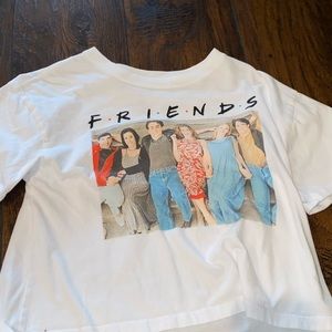 friends cropped teeshirt